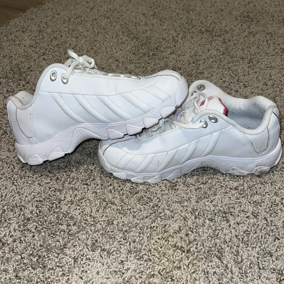 K Swiss SS Shock Spring Leather Lace Up Athletic Womens Shoes - Picture 5 of 8
